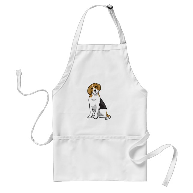 Adorable Beagle Standard Apron (Front)