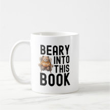 Adorable Bear Reading Book Lover Quote