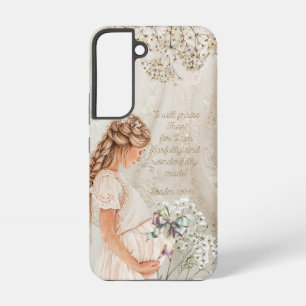 Adorable Bible Expectant Mother Lace Organza Bow Samsung Galaxy Case