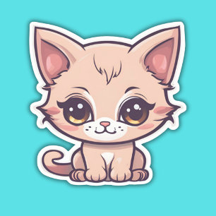 Adorable Big Eyed Kitten Waterproof 