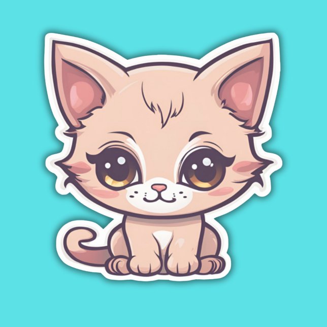 Adorable Big Eyed Kitten Waterproof  (Creator Uploaded)