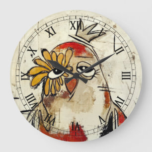Adorable Bird Princess Wall Clock! Large Clock