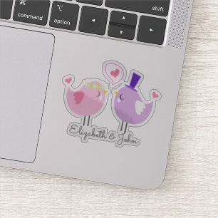 Adorable Birds In Love - Personalised