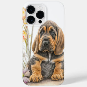 ADORABLE BLACK TAN BLOODHOUND PUPPY DOG Case-Mate iPhone 14 PRO MAX CASE
