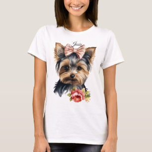 ADORABLE BLACK & TAN YORKSHIRE TERRIER DOG T-Shirt