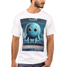 Adorable Blue Fluffy Creature