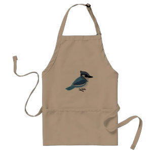 Adorable Blue Jay Standard Apron