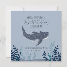 Adorable Blue Under the Sea Whale Shark Name