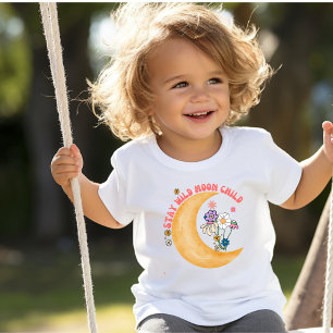 Adorable Boho "Moon Child Toddler T-Shirt