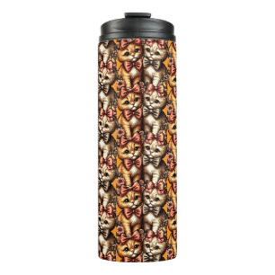 Adorable Bow-Tied Kittens Thermal Tumbler