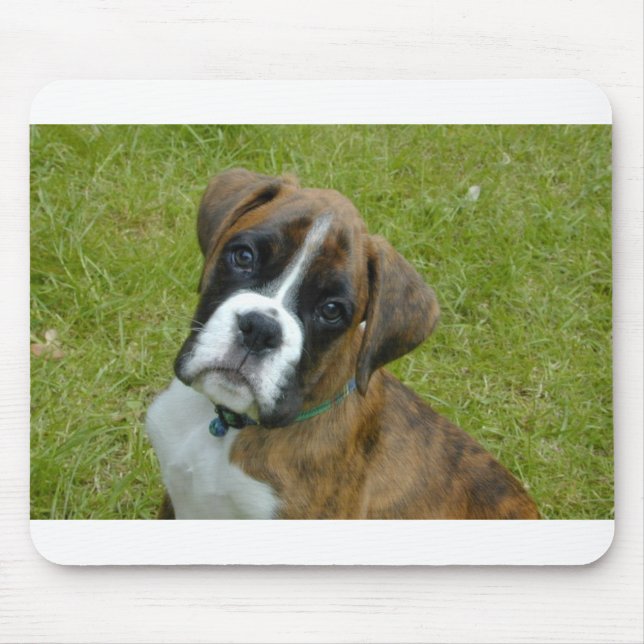 Adorable Boxer Puppy Mousemat (Front)