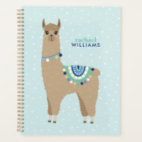 Adorable Brown Alpaca Personalised