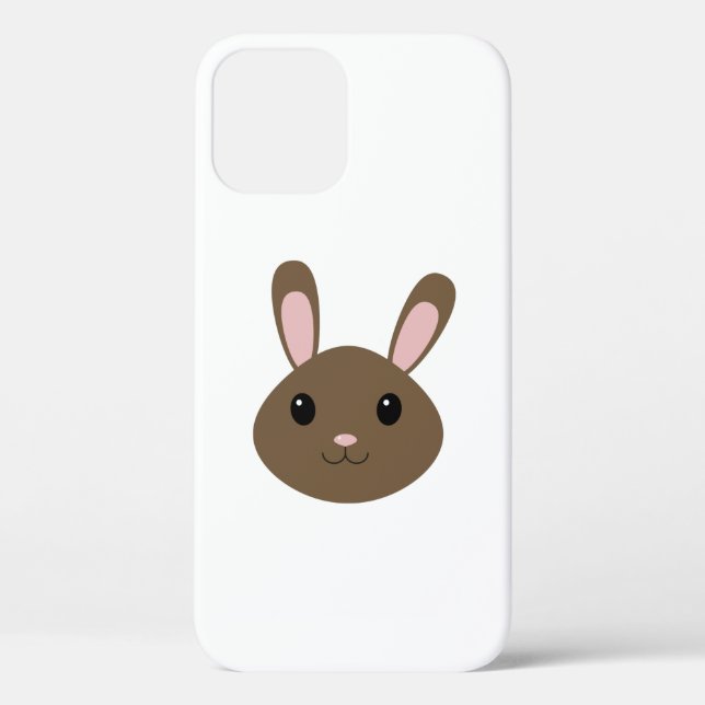 Adorable Brown Bunny Case-Mate iPhone Case (Back)