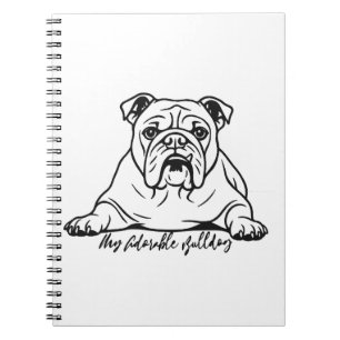 Adorable Bulldog Notebook