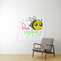 Adorable Bumble Bee Be Positive Motivational