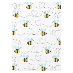 Adorable Bumble Bee Pattern Tablecloth