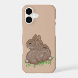 Adorable Bunnies in Clover