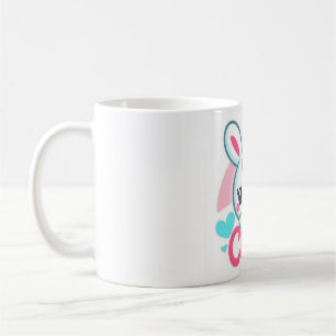 “Adorable Bunny Bliss Mug” Coffee Mug