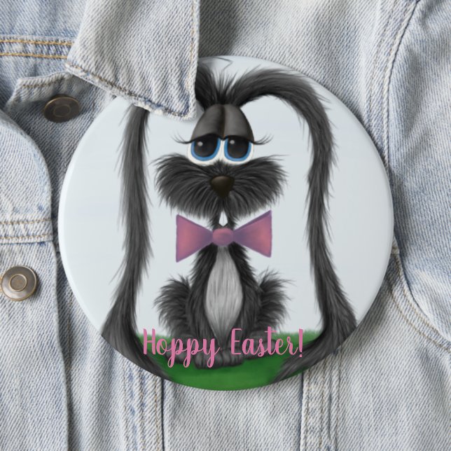 Adorable Bunny Rabbit 6 Cm Round Badge (In Situ)