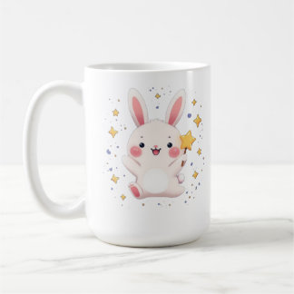 Adorable Bunny Star Mug Kawaii Animal Coffee Cup