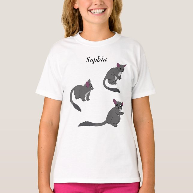 Adorable Bushbabies Illustration  T-Shirt (Front)