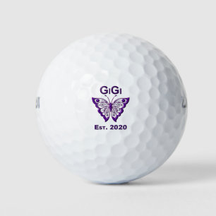 Adorable Butterfly Gigi “Est 2020” Golf Balls