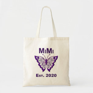 Adorable Butterfly Mimi “Est 2020” Tote Bag