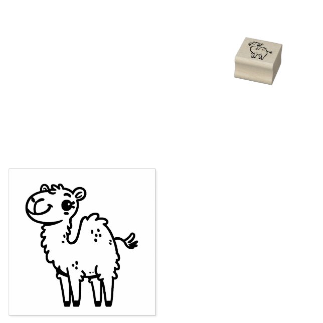 Adorable Camel Stamp (Stamped)