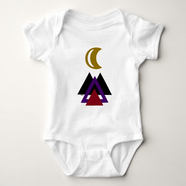 Adorable Camping Hiking Baby : Bodysuit (Front)