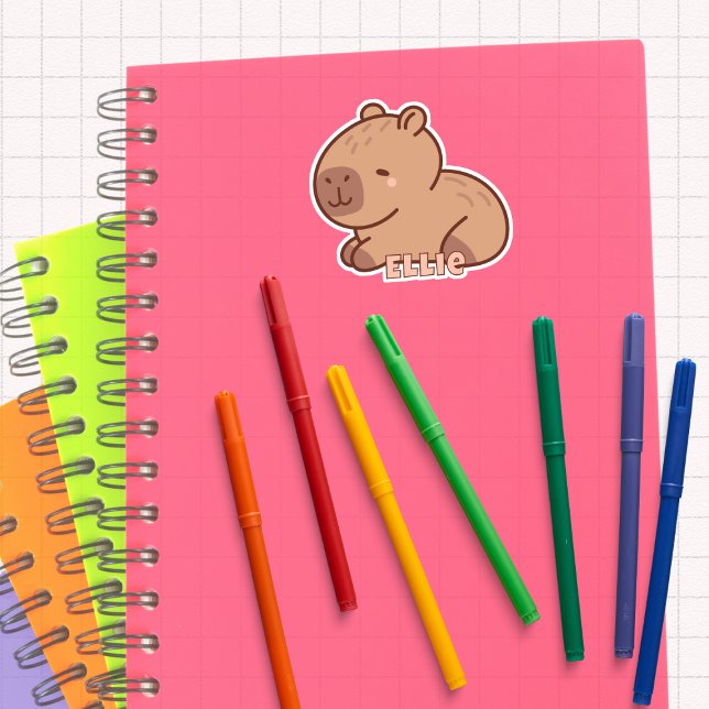 Adorable Capybara Cartoon Personalised Kawaii (Creator Uploaded)