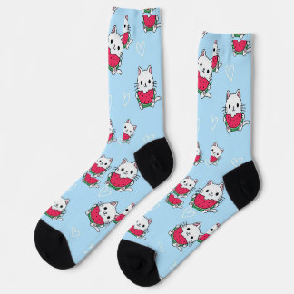 Adorable Cartoon Cat Socks | Cute & Cosy Footwear 