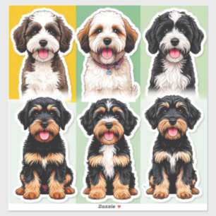 Adorable Cartoon Cute Dog Stickers
