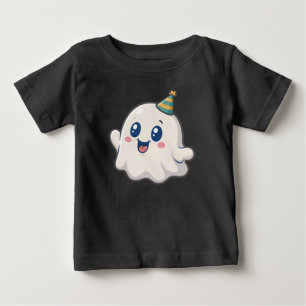 Adorable Cartoon Ghost Baby T-Shirt