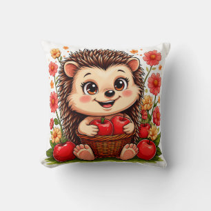 Adorable Cartoon Hedgehog Cushion