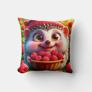 Adorable Cartoon Hedgehog Cushion