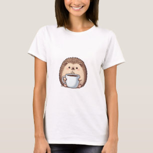 Adorable Cartoon Hedgehog T-Shirt
