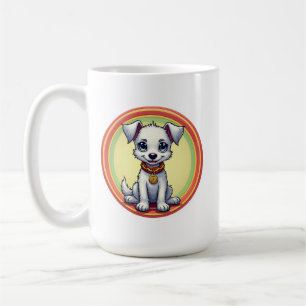 Adorable Cartoon Puppy Coffee Mug