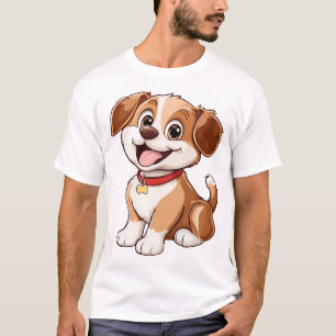 Adorable Cartoon Puppy T-Shirt