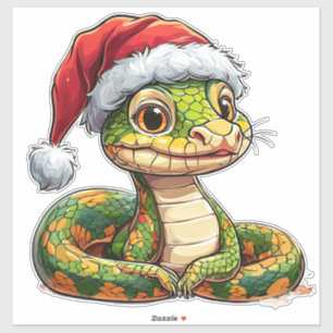 Adorable Cartoon Snake