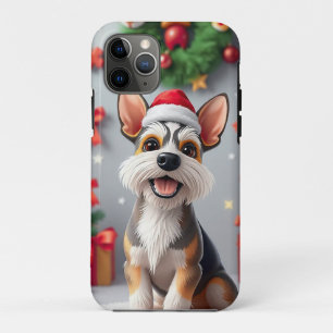 Adorable cartoon-style dog iPhone 11 pro case