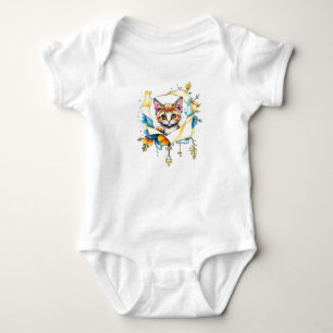 Adorable Cat: A Purr-fect Design of Cuteness 🐾✨ Baby Bodysuit