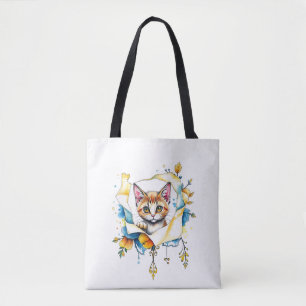 Adorable Cat: A Purr-fect Design of Cuteness 🐾✨ Tote Bag