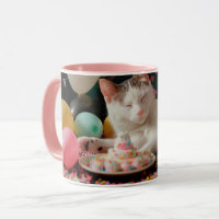 Adorable Cat Birthday Celebration Design