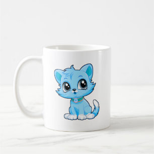 Adorable Cat Cartoon Coffee Mug