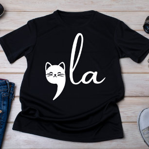 Adorable Cat Comma La Minimalist T-Shirt
