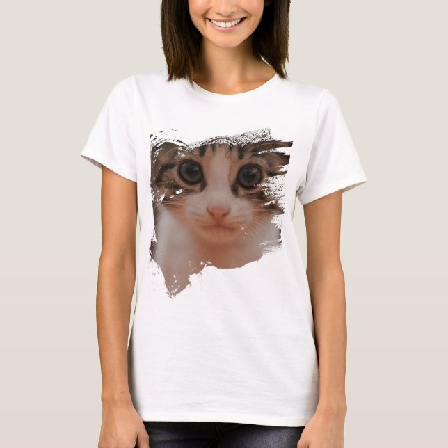 Adorable Cat Gift T-Shirt (Front)