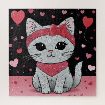 Adorable Cat in Disguise - Purrfect Valentine fun