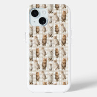 Adorable Cat iPhone 15 Phone Case 