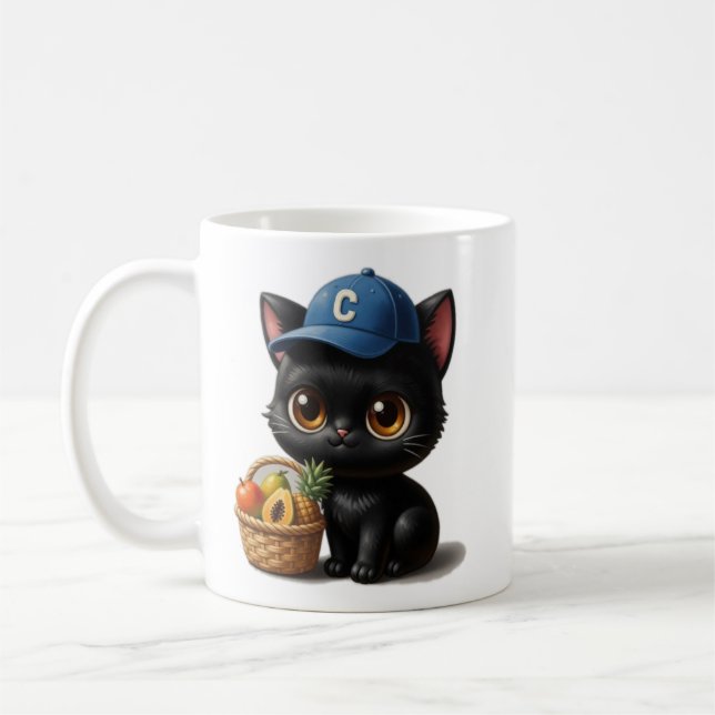 Adorable Cat Mug (Left)