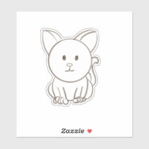 Adorable cat sketch